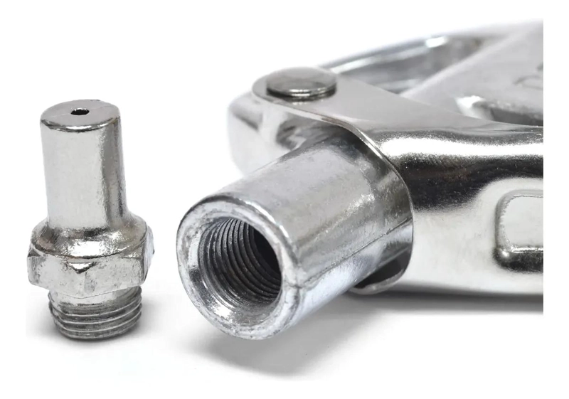 PISTOLA SOPLETEADORA NEUMATICA ANGULADA 16 MM PARA TRABAJO - 3