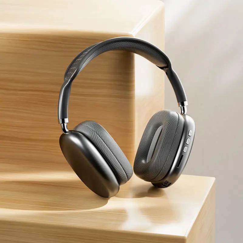 AUDIFONOS INALAMBRICOS BLUETOOTH 5.1 CON MICROFONO NEGRO - 2