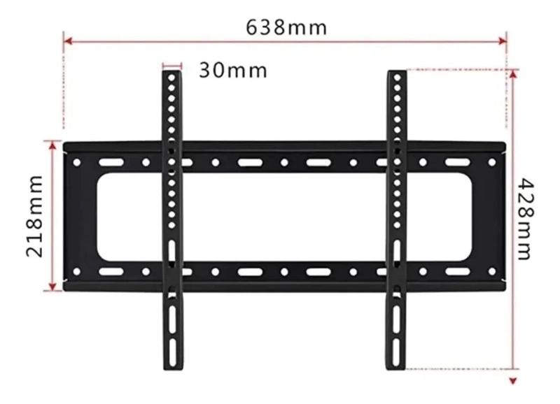 SOPORTE FIJO PARA TELEVISORES DE 40 A 80 PULGADAS - 3