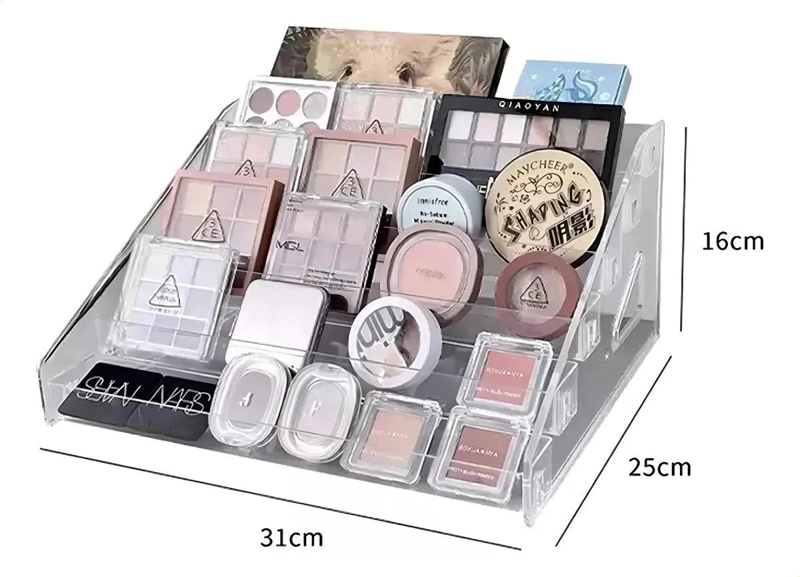 ORGANIZADOR ACRILICO PARA COSME TICOS CON 48 COMPARTIMENTOS - 1