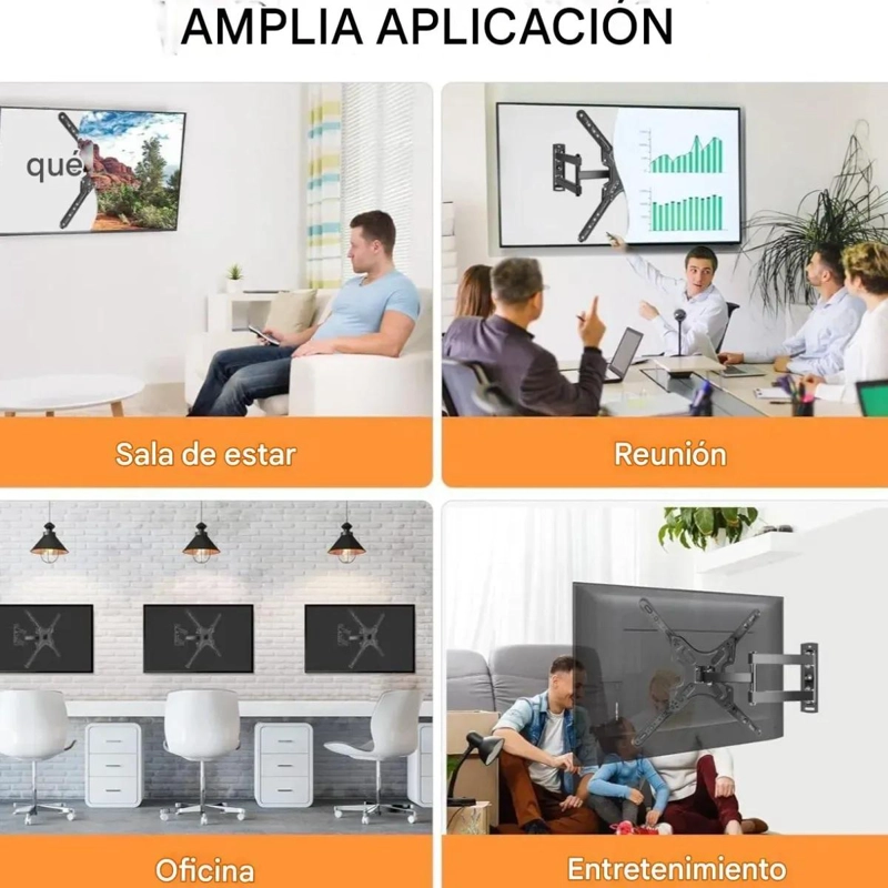 SOPORTE DE TV ARTICULADO PARA PANTALLAS DE 14 A 55 PULGADAS - 9