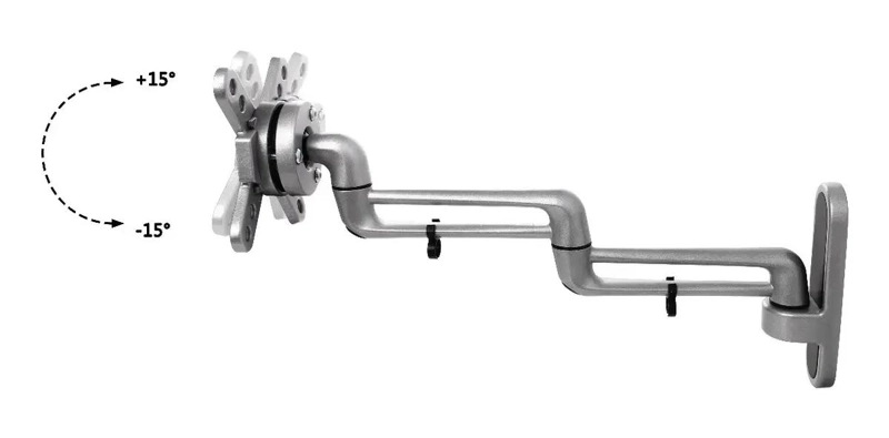 SOPORTE DE PARED DOBLE PARA MONITOR DE 13 A 27 PULGADAS - 3