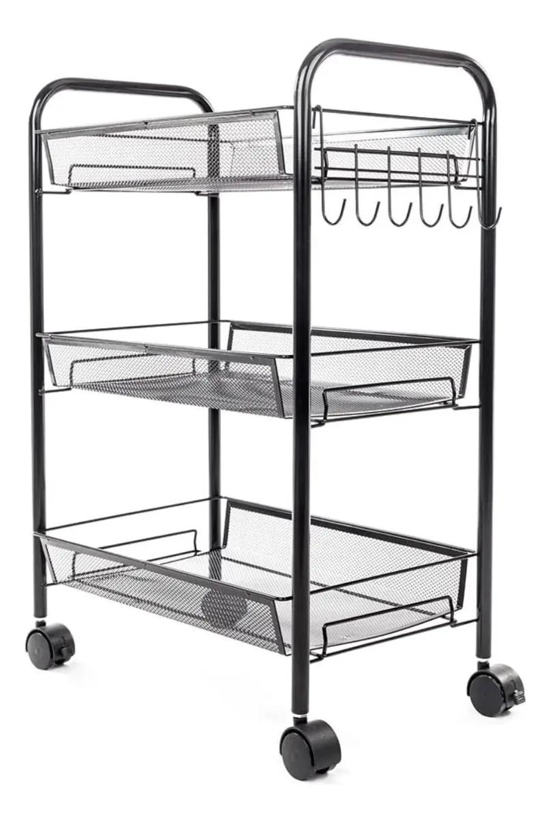 CARRITO ORGANIZADOR MULTIUSO DE 3 NIVELES CON RUEDAS - 1