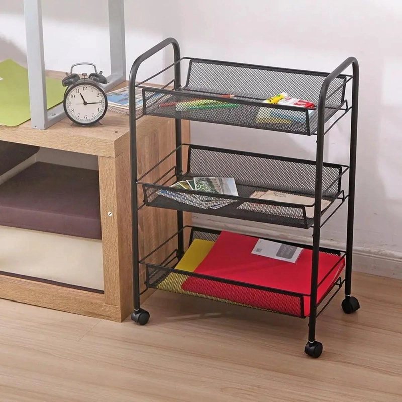 CARRITO ORGANIZADOR MULTIUSO DE 3 NIVELES CON RUEDAS - 2