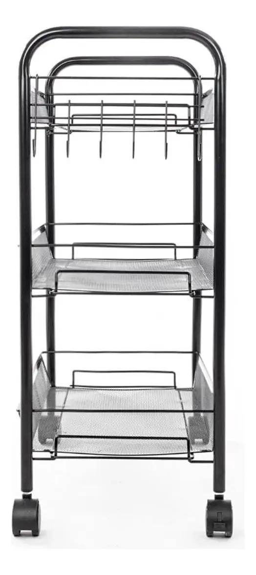 CARRITO ORGANIZADOR MULTIUSO DE 3 NIVELES CON RUEDAS - 5