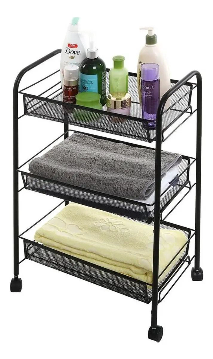 CARRITO ORGANIZADOR MULTIUSO DE 3 NIVELES CON RUEDAS - 6