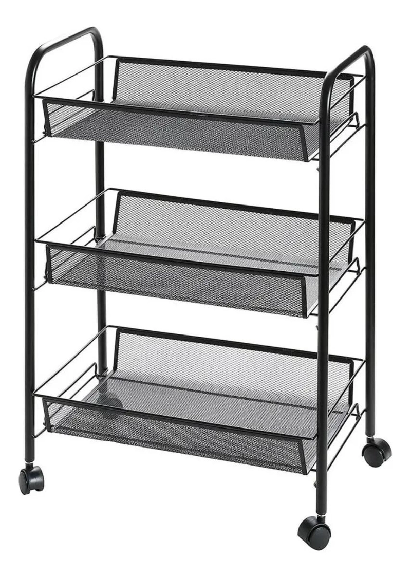 CARRITO ORGANIZADOR MULTIUSO DE 3 NIVELES CON RUEDAS - 7