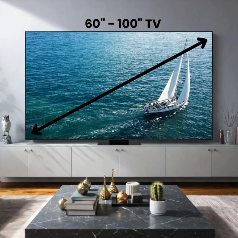 SOPORTE REGULABLE PARA TV DE 60 A 100 PULGADAS CON INCLINACION - 1