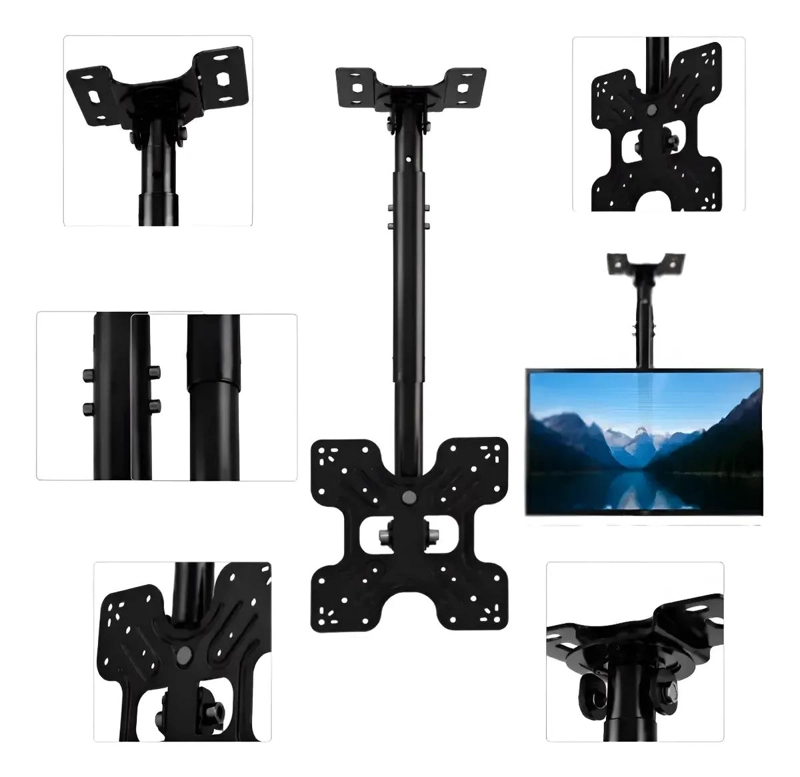 SOPORTE DE TECHO PARA TV DE 14 A 42 PULGADAS CON GIRO 360° - 1