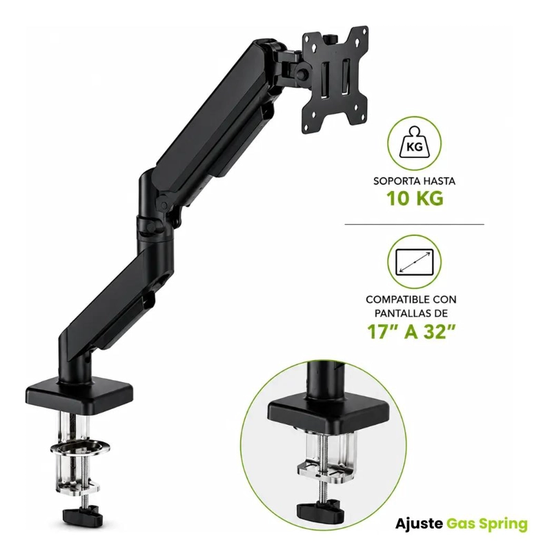 SOPORTE BRAZO ARTICULADO PARA MONITOR CON AJUSTE DE GAS - 2