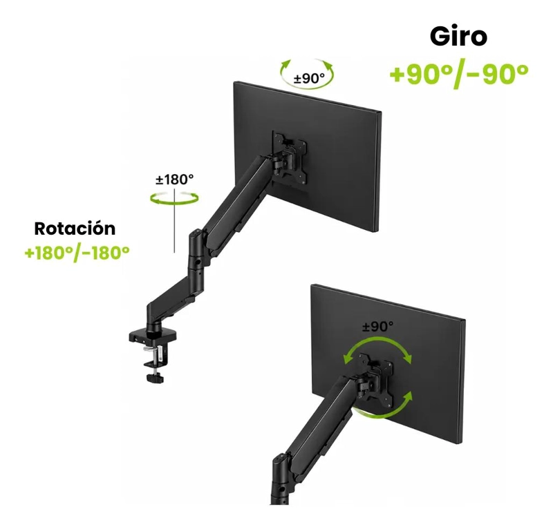SOPORTE BRAZO ARTICULADO PARA MONITOR CON AJUSTE DE GAS - 3