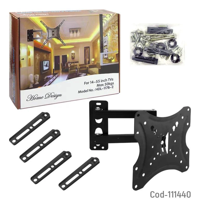 SOPORTE ARTICULADO PARA TV DE 14 A 55 PULGADAS EN COLOR NEGRO - 3