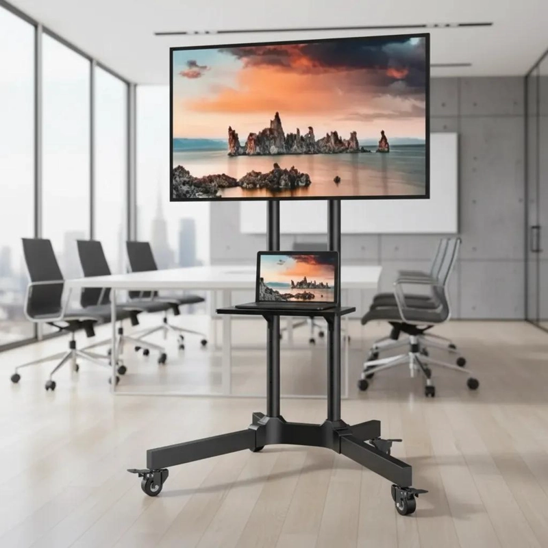 SOPORTE MOVIL PARA TV DE 32 A 70 PULGADAS CON AJUSTE - 8