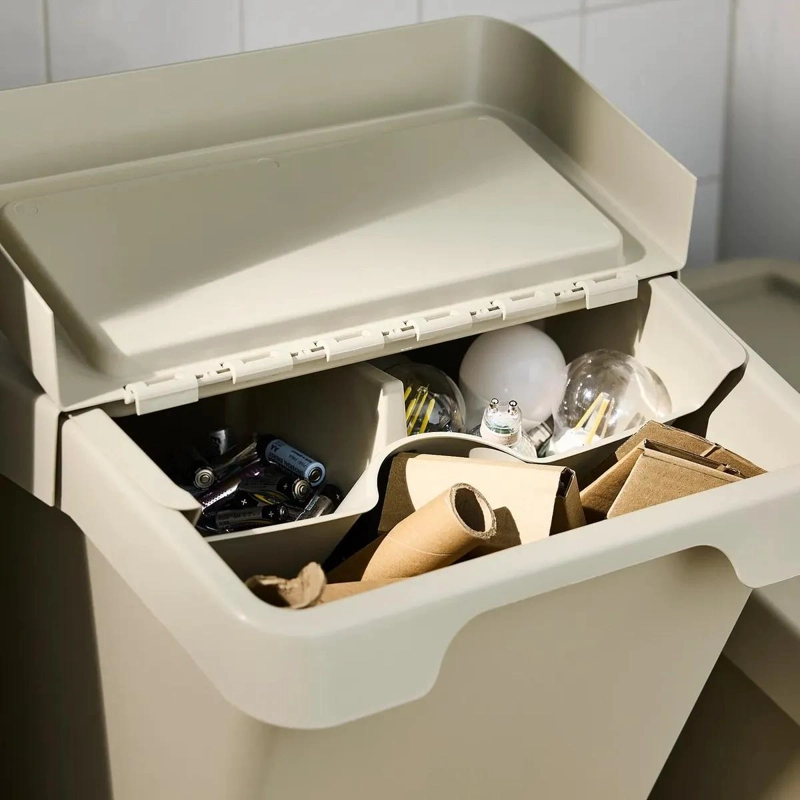 ORGANIZADOR DE ESCRITORIO BEIGE 38X45X14 CM PARA OFICINA - 5
