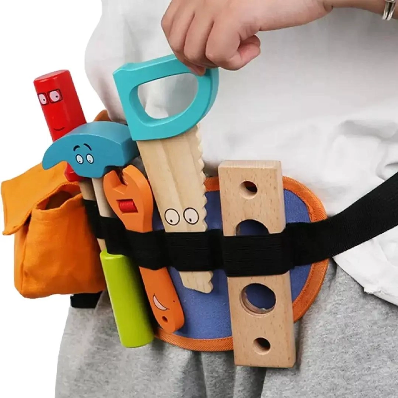 CINTURON DE HERRAMIENTAS DE CONSTRUCCION PARA NIÑOS - 2