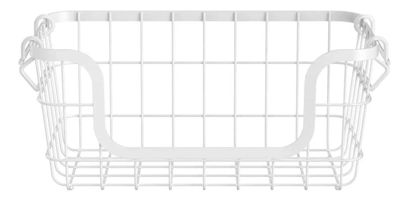 CANASTO ORGANIZADOR RECTANGULAR 30X14.5X16CM PARA EL HOGAR - 1