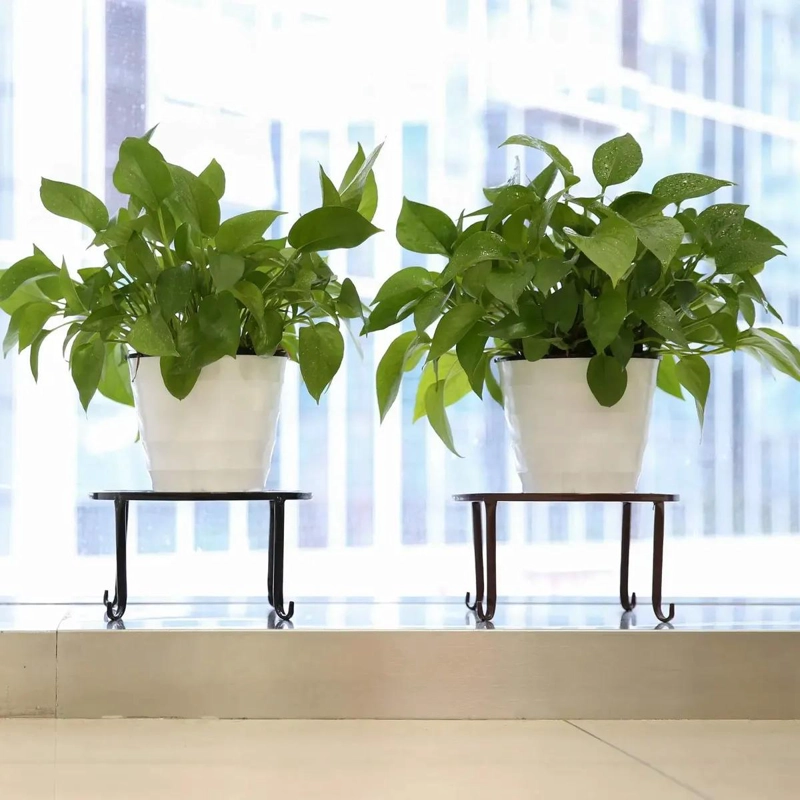 SOPORTE DE METAL RESISTENTE PARA MACETAS Y JARDINERAS - 7