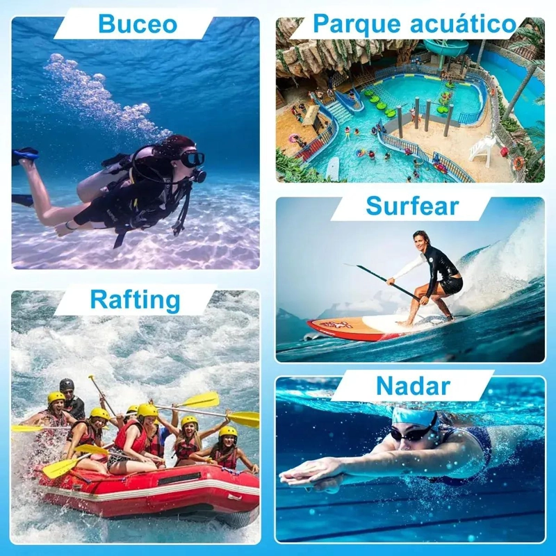 FUNDA IMPERMEABLE UNIVERSAL PARA CELULAR CON CORREA Y CIERRE - 4