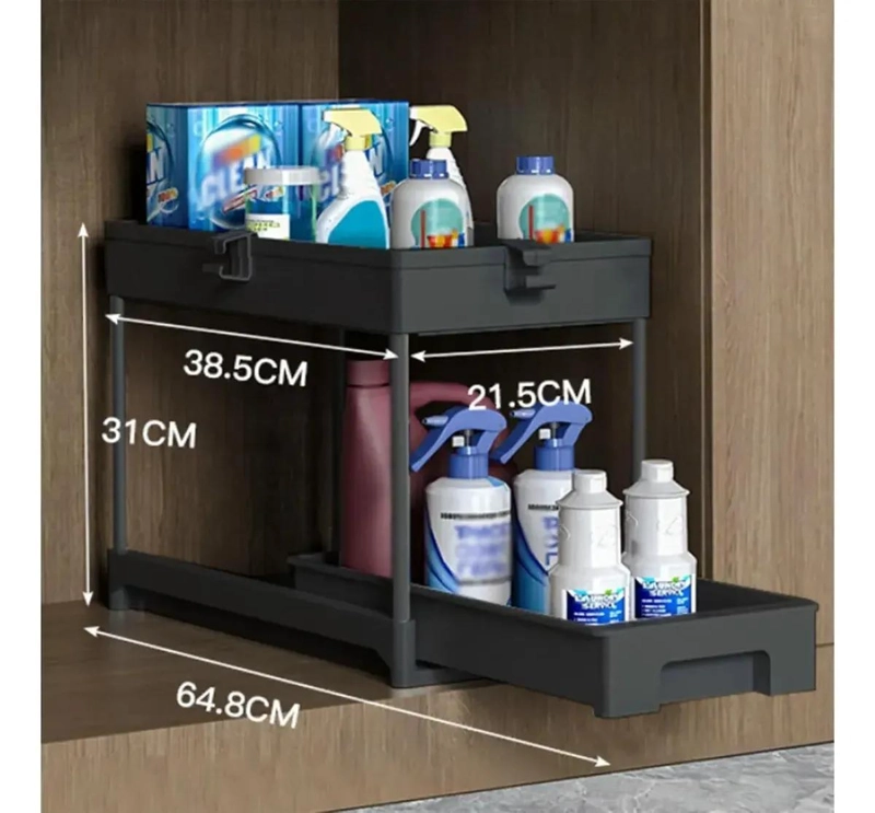 ORGANIZADOR MULTIFUNCIONAL DE COCINA CON CAJON DESLIZANTE - 2