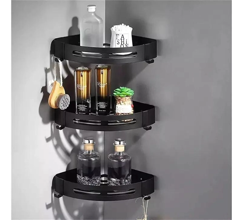 ORGANIZADOR DE BAÑO Y COCINA CON ESTANTES DE ACERO INOXIDABLE - 9