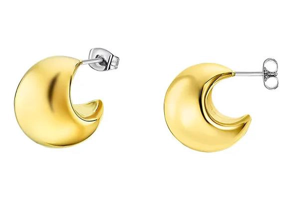 AROS DE ACERO INOXIDABLE 316L PARA MUJER ESTILO URBANO - 1