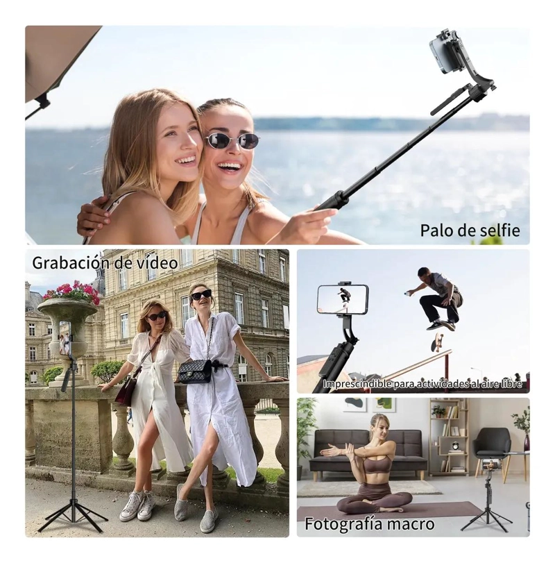 TRIPODE MULTIFUNCIONAL CON SEGUIMIENTO FACIAL PARA CELULAR - 10