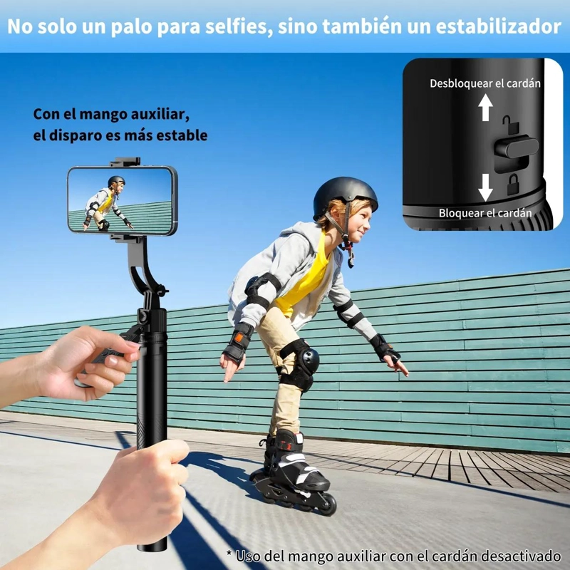 TRIPODE MULTIFUNCIONAL CON SEGUIMIENTO FACIAL PARA CELULAR - 7