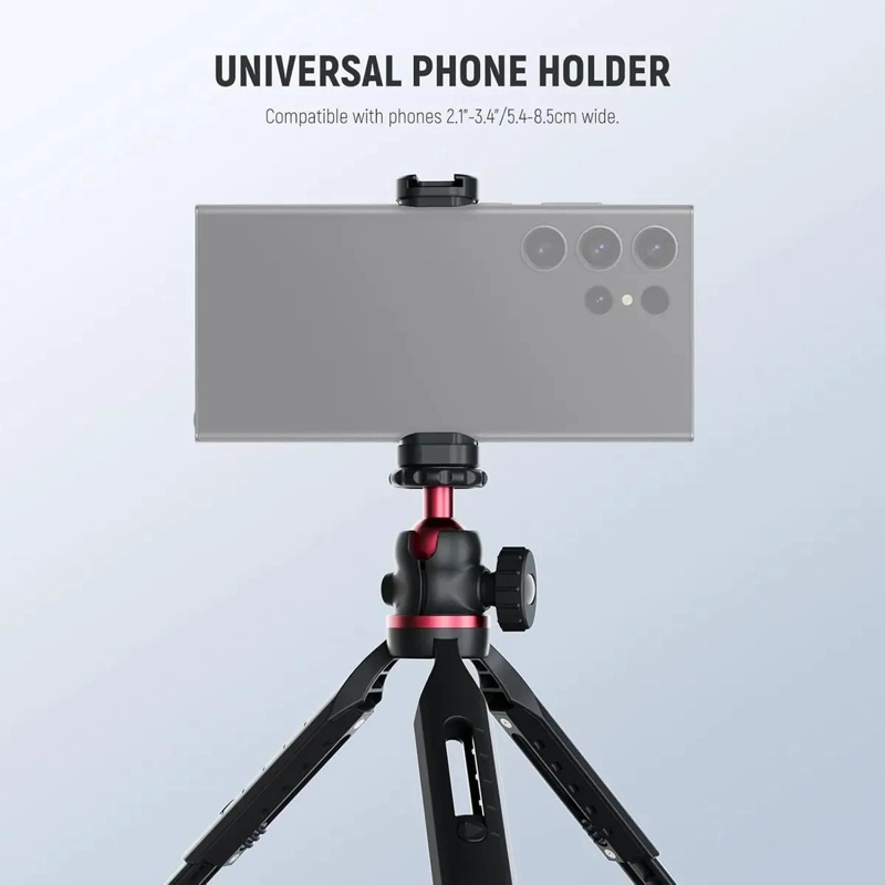 TRIPODE MINI PORTATIL PARA CAMARA Y SMARTPHONE CON ROTULA 360° - 2