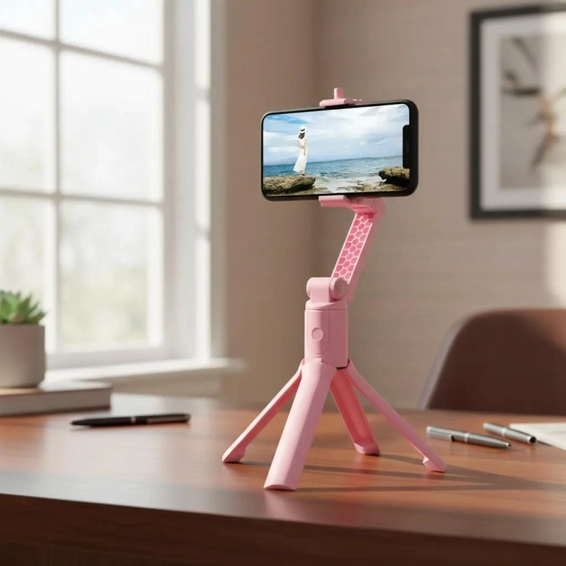 TRIPODE ESTABILIZADOR BLUETOOTH CON GIMBAL Y SELFIE STICK - 2