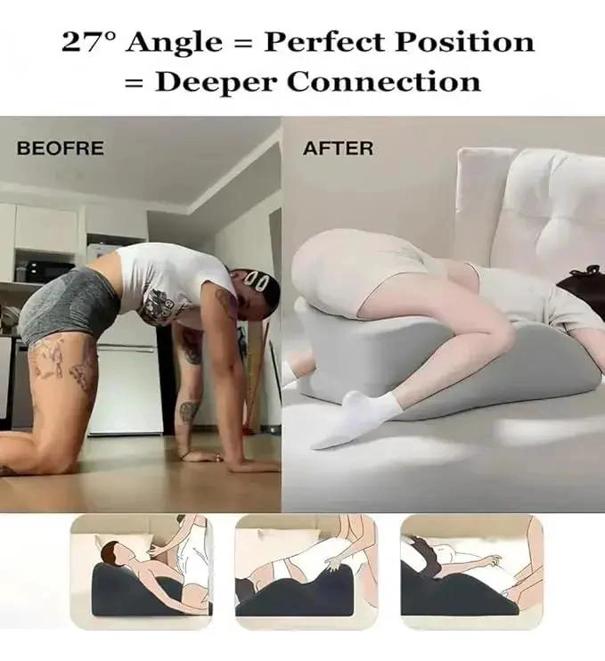ALMOHADA ERGONOMICA PARA PAREJA CON SOPORTE ORTOPE DICO Y FUNDA DE BAMBU - 5
