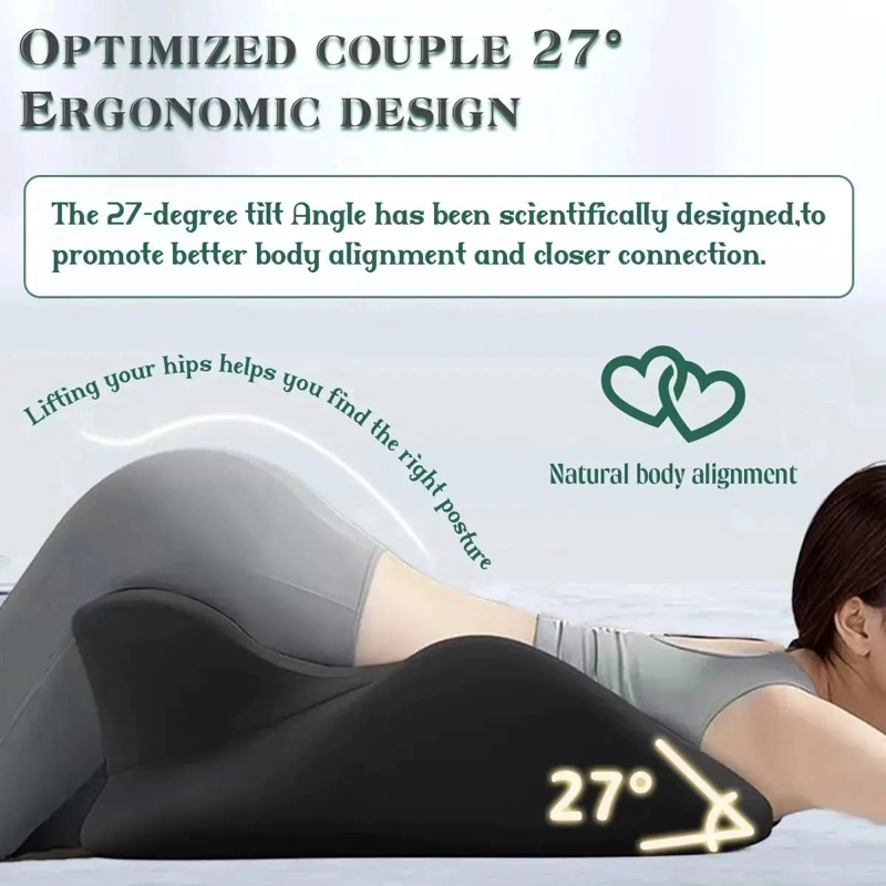 ALMOHADA ERGONOMICA PARA PAREJA CON SOPORTE ORTOPE DICO Y FUNDA DE BAMBU - 7