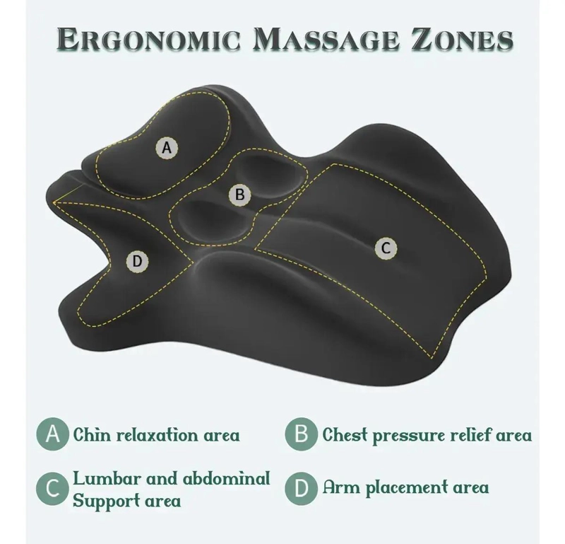 ALMOHADA ERGONOMICA PARA PAREJA CON SOPORTE ORTOPE DICO Y FUNDA DE BAMBU - 9