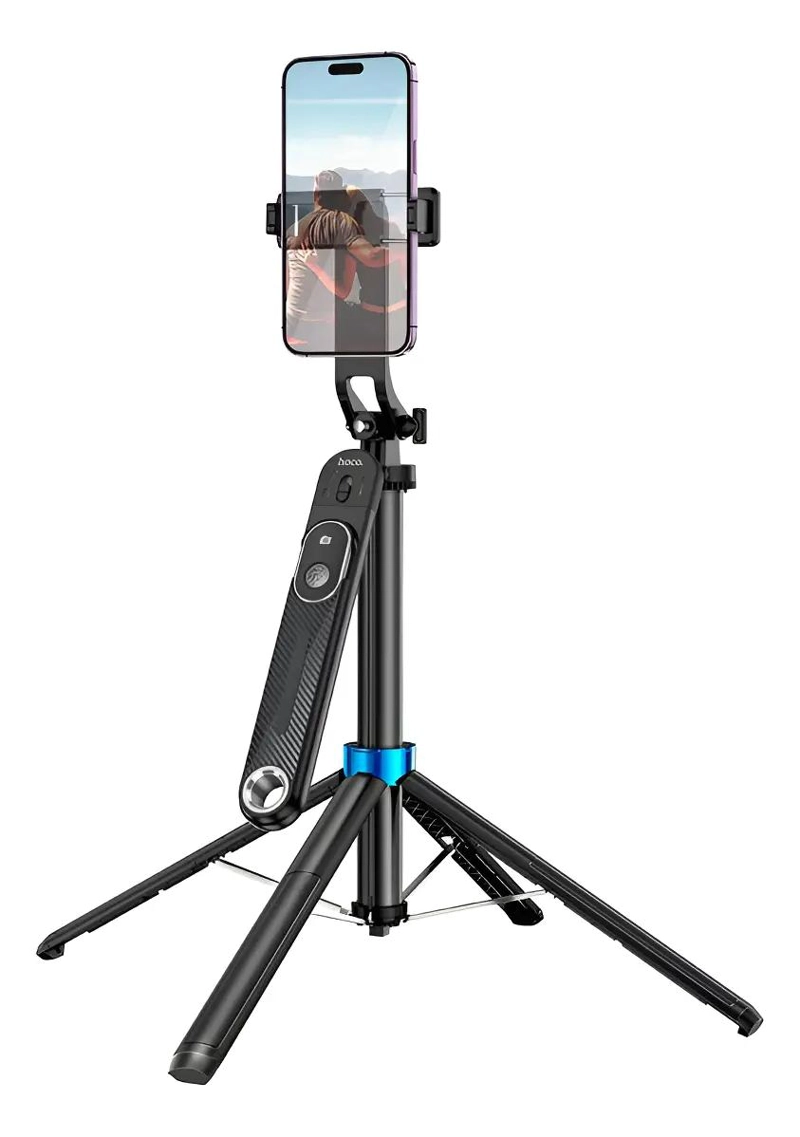 SOPORTE PLEGABLE PARA TELE FONO CON CONTROL REMOTO BLUETOOTH - 1