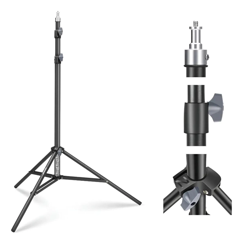 TRIPODE DE METAL AJUSTABLE PARA FOTOGRAFIA Y VIDEO 280 CM - 2