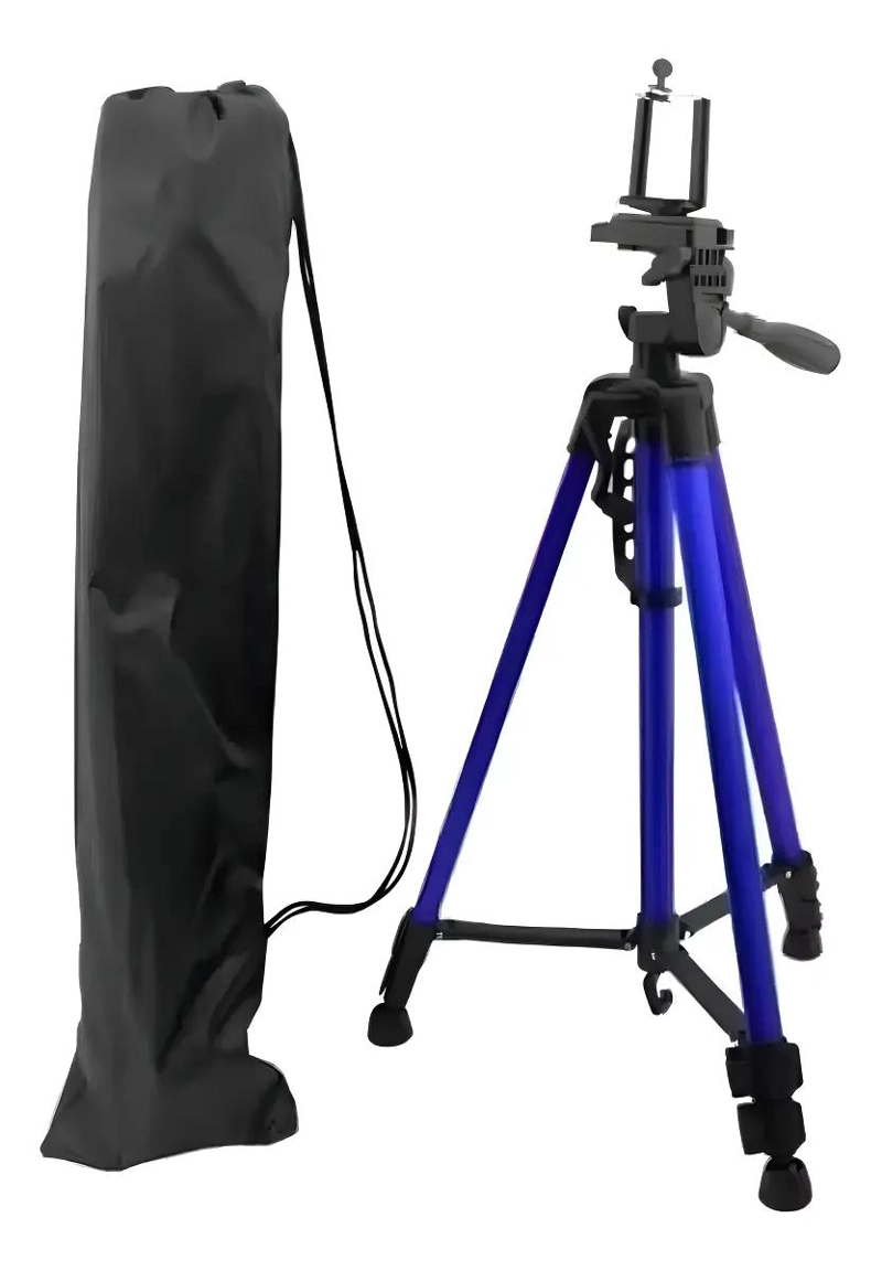 TRIPODE DE ALUMINIO PARA CAMARA Y CELULAR 170 CM CON BOLSA - 5
