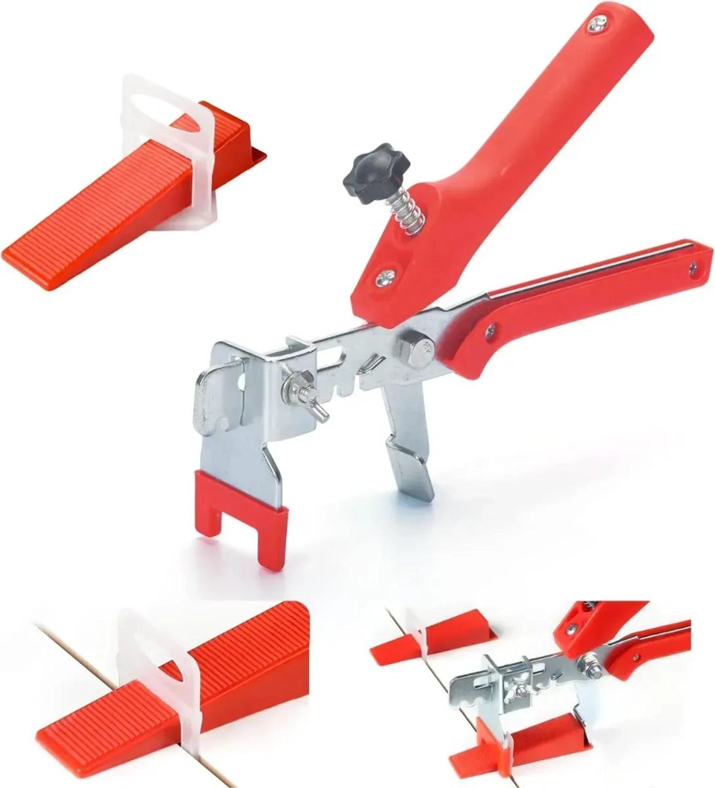 KIT DE NIVELACION PARA CERAMICOS CON CLIPS Y ALICATE - 1