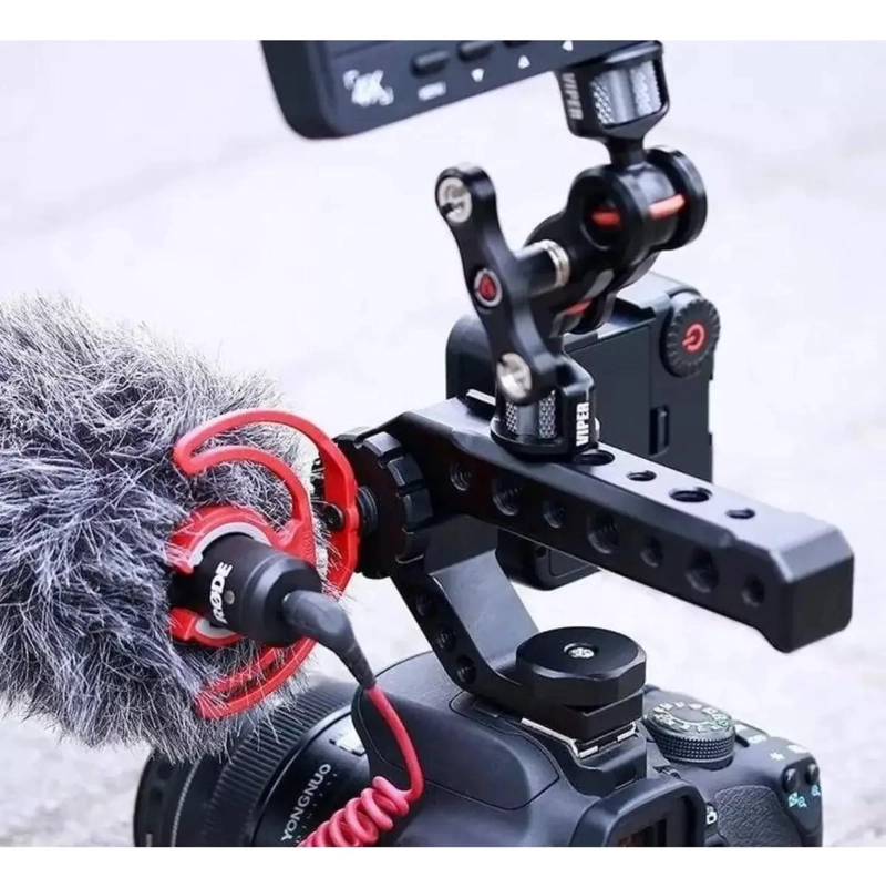 EMPUÑADURA ERGONOMICA PARA CAMARAS CON SOPORTE PARA ACCESORIOS - 5