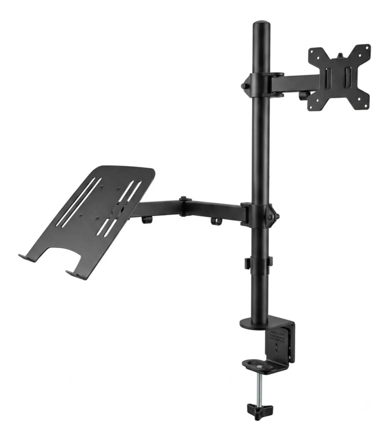SOPORTE ERGONOMICO PARA MONITOR Y LAPTOP AJUSTABLE - 1