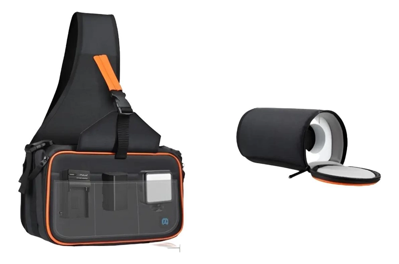 BOLSO BANDOLERA PARA CAMARA Y LENTE CON DISEÑO RESISTENTE - 1