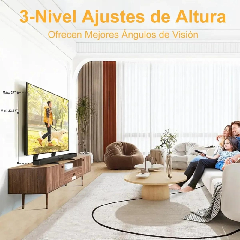 SOPORTE UNIVERSAL DE MESA PARA TELEVISORES DE 32 A 65 PULGADAS - 6