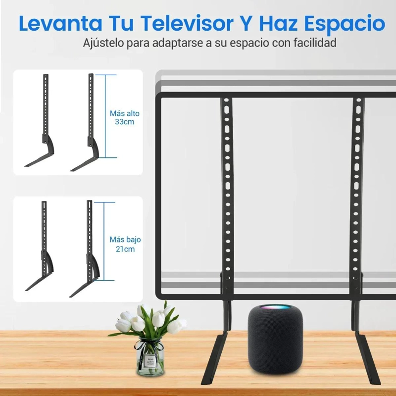 SOPORTE UNIVERSAL DE MESA PARA TELEVISORES DE 32 A 65 PULGADAS - 7