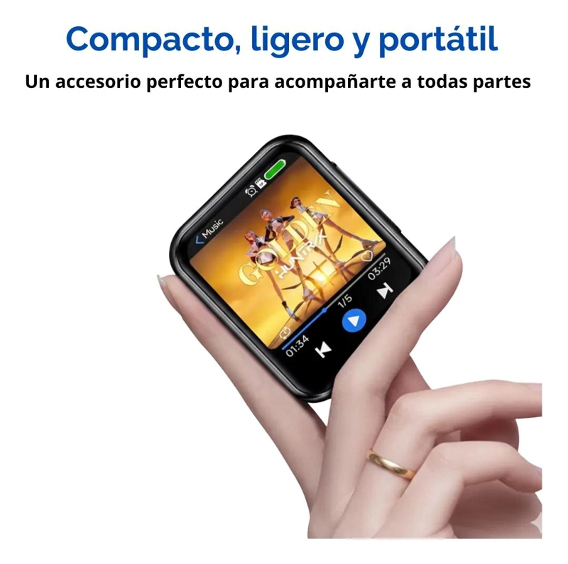 REPRODUCTOR DE MUSICA MP3 BLUETOOTH 32GB CON PANTALLA TACTIL - 4