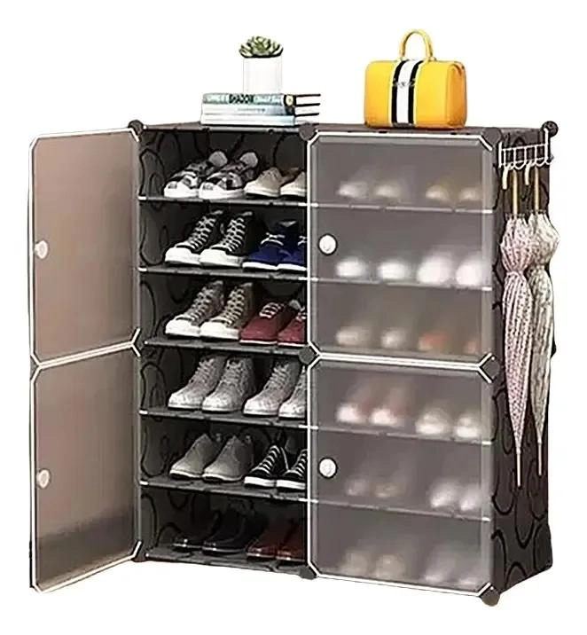 ESTANTE ORGANIZADOR DE ZAPATOS 6 PISOS PARA 24 PARES - 1