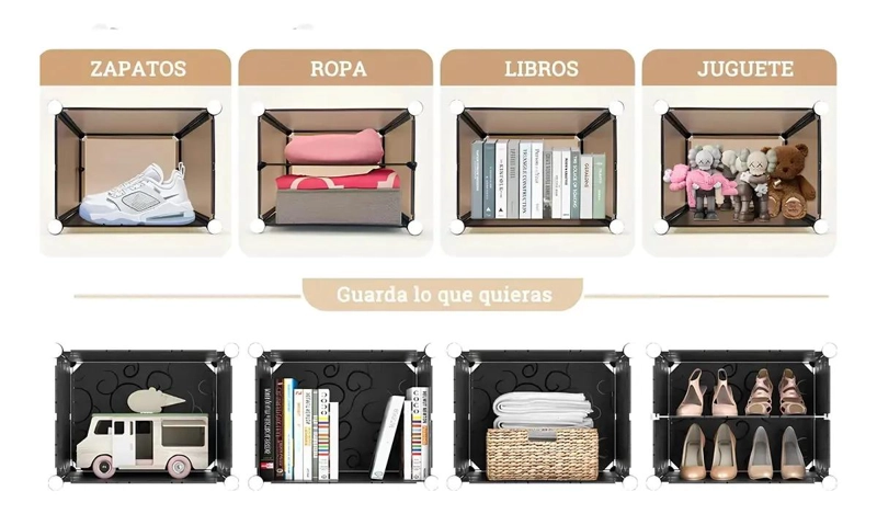 ESTANTE ORGANIZADOR DE ZAPATOS 6 PISOS PARA 24 PARES - 6