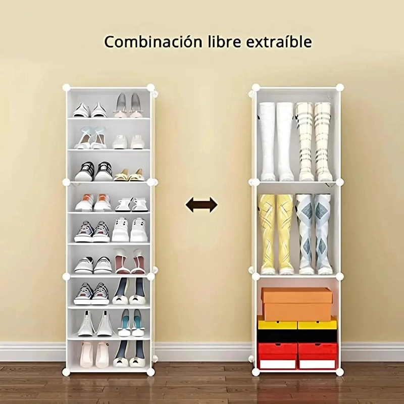 ESTANTE ORGANIZADOR DE ZAPATOS 6 PISOS PARA 24 PARES - 7