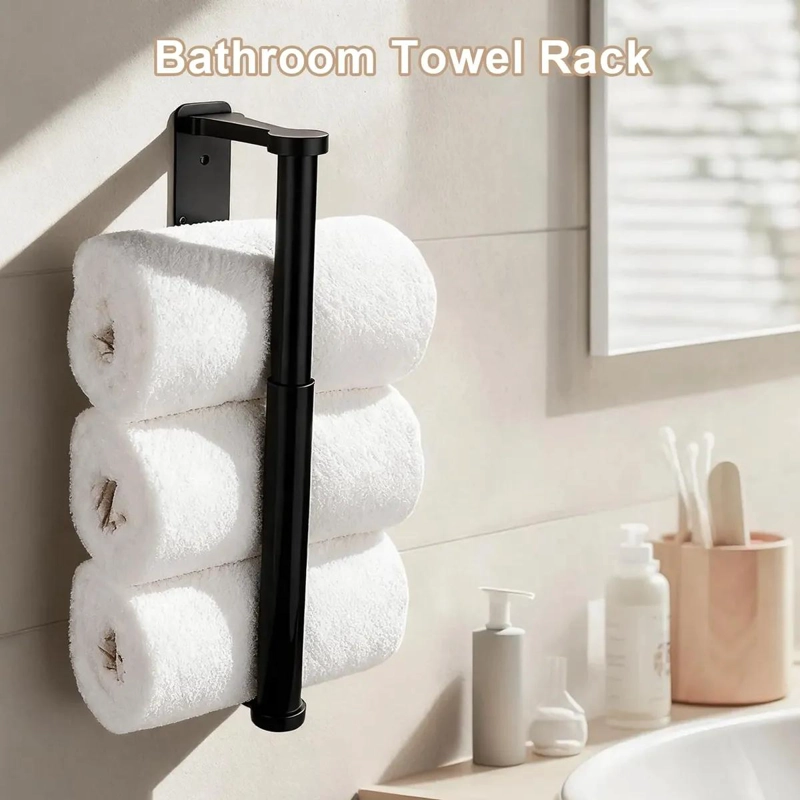 SOPORTE PARA ROLLO DE TOALLAS DE PAPEL AUTOADHESIVO PARA COCINA Y BAÑO - 2