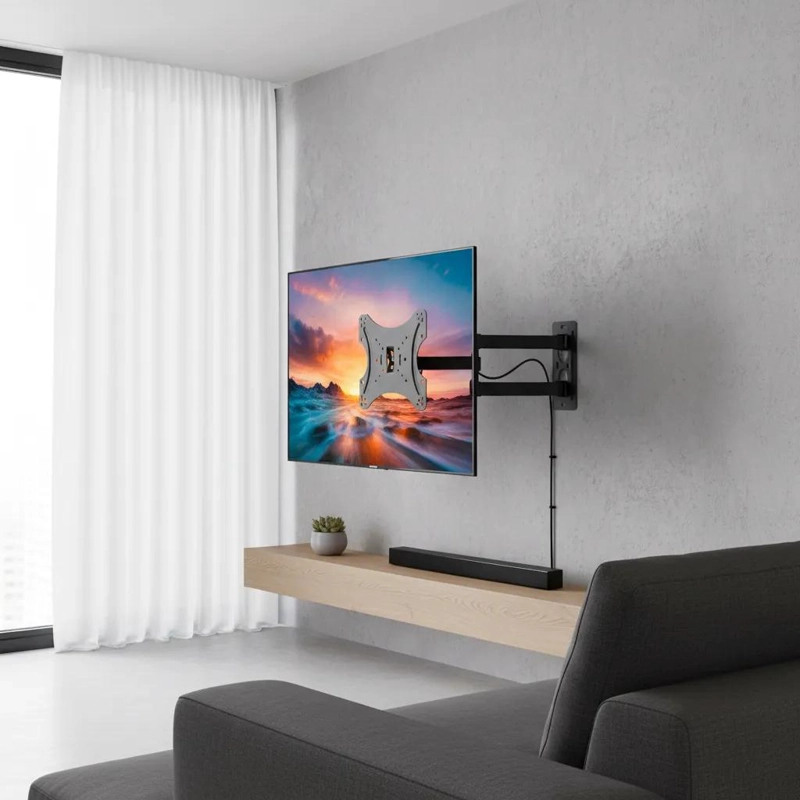 SOPORTE DE TV CON BRAZO PARA PANTALLAS DE 17 A 42 PULGADAS - 1