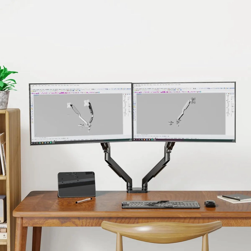 SOPORTE ERGONOMICO AJUSTABLE PARA DOS MONITORES DE 17 A 27 PULGADAS - 5