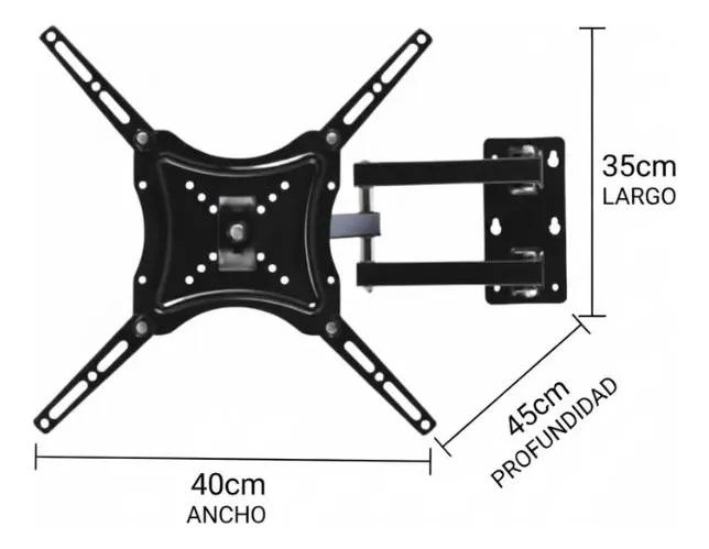 SOPORTE DE PARED PARA TELEVISORES DE 14 A 55 PULGADAS - 6