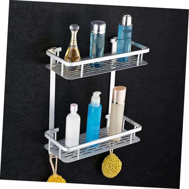 ESTANTE ORGANIZADOR DE DUCHA DE ALUMINIO PARA BAÑO Y COCINA - 7